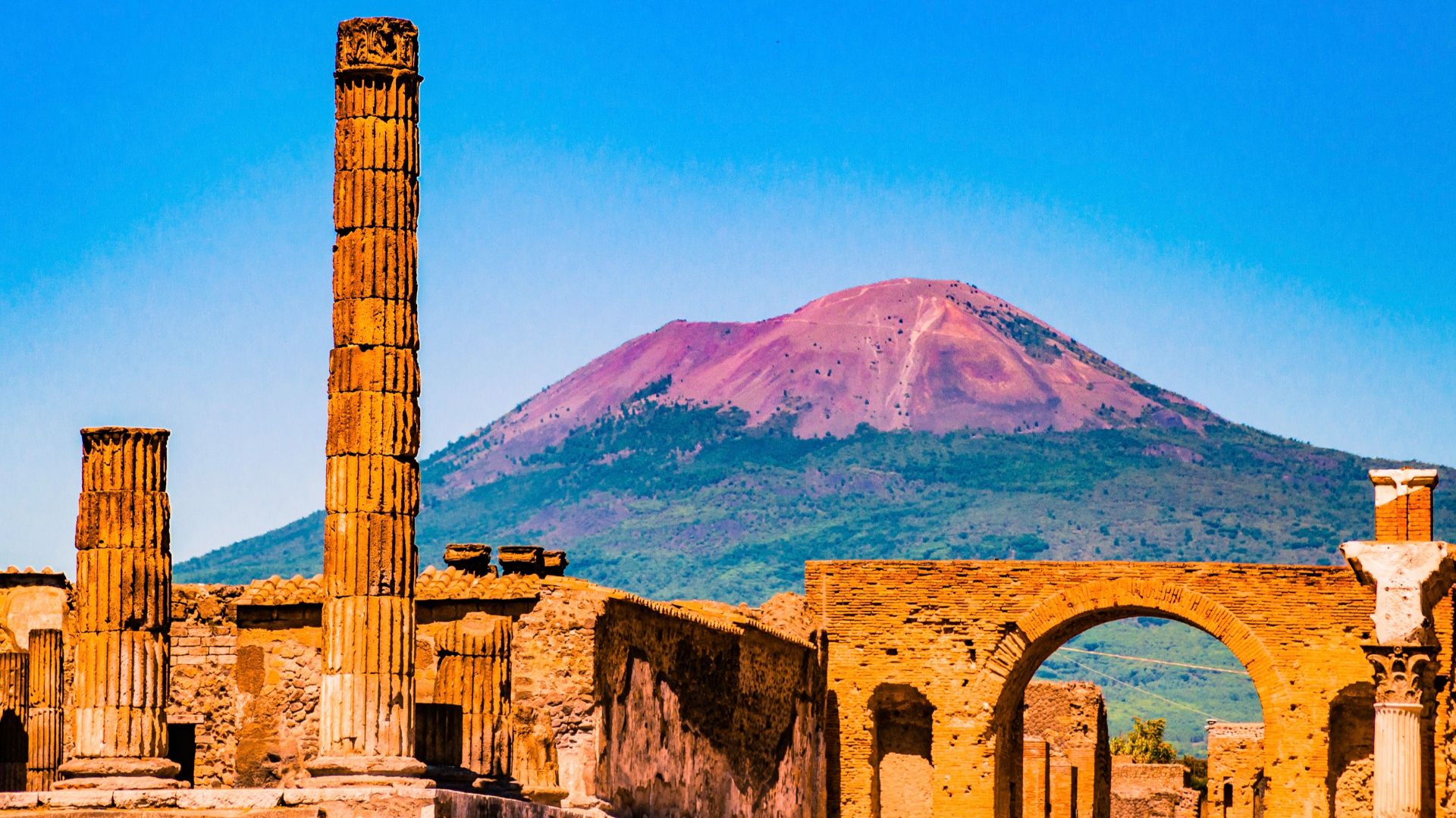 Pompeii and Mt. Vesuvius